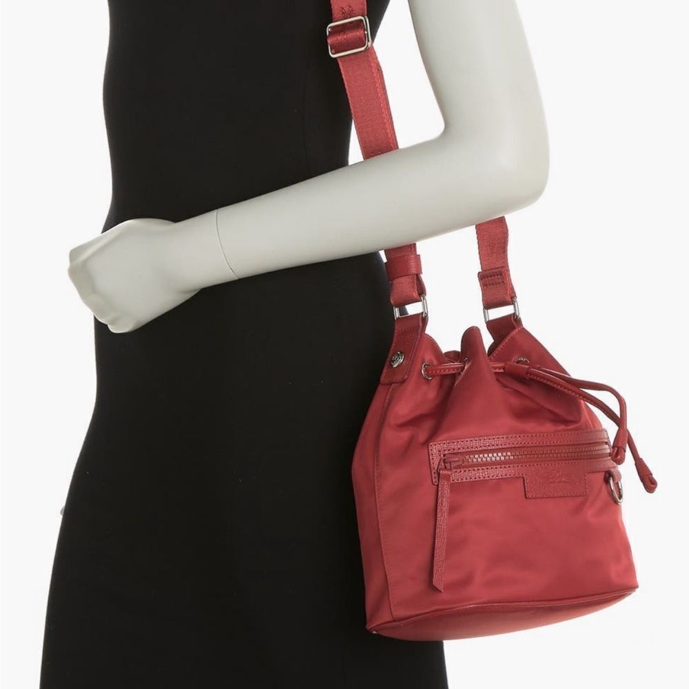 Longchamp Le Pliage bucket bag $345